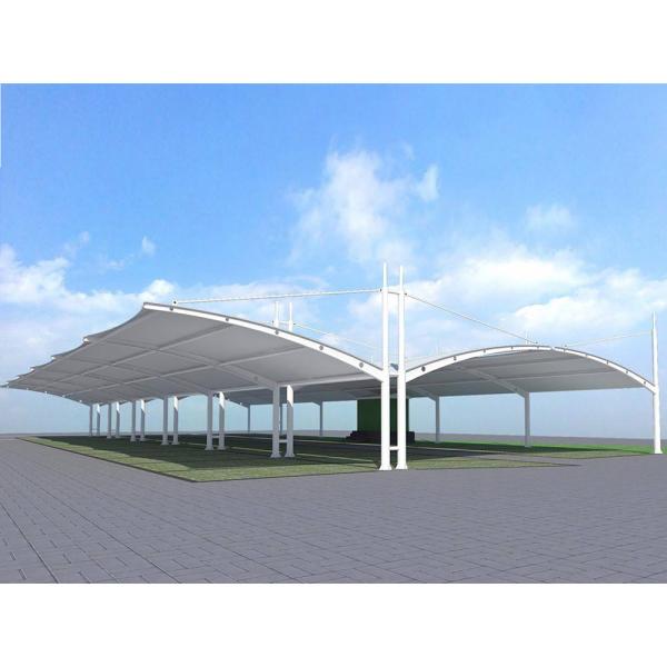 PVDF estrutura de membrana de tração à prova d'água piscina exterior tenda em design moderno