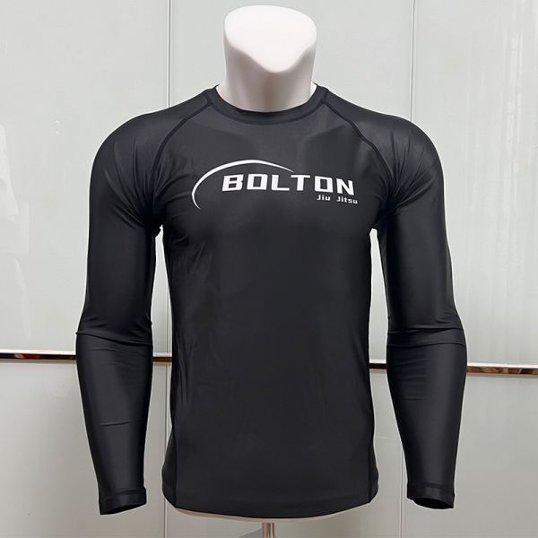 Unisex Sublimation Transfer Print Compression Rash Guard  220gsm Quick Dry For Martial Arts