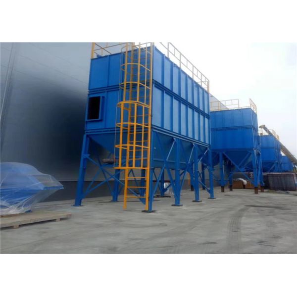 Metallurgy Baghouse Dust Collection System 350 Bags 0.95m/Min Pulse Jet Baghouse
