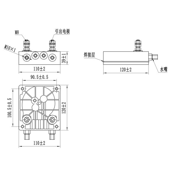 RXK-2000W Water Cooled Resistor