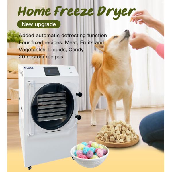 Сушилка для домашнего замораживания продуктов питания 7 подносов 2,5 м2 Большой вакуумный сушилка для домашнего замораживания с насосом для масла