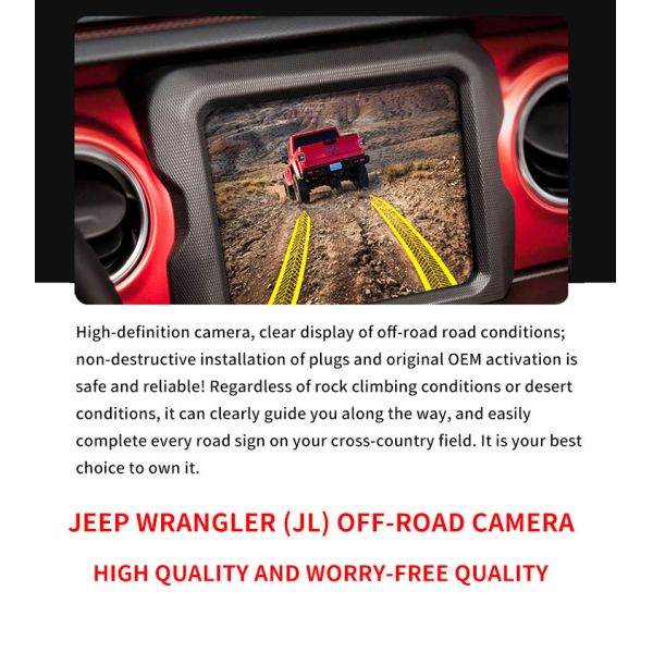 Forward Facing Jeep Off Road Camera Direct Replacement