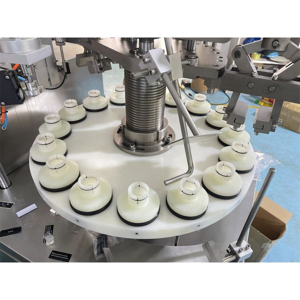 Cosmetic Lotion Hand Cream Glue Aluminum Tube Filling Crimping Machine