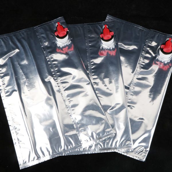 Aluminum Foil Bag in Box Butterfly Valve Spout Pouch Bolsas Para Jugos Liquidos BIB Plastic Spout Bag