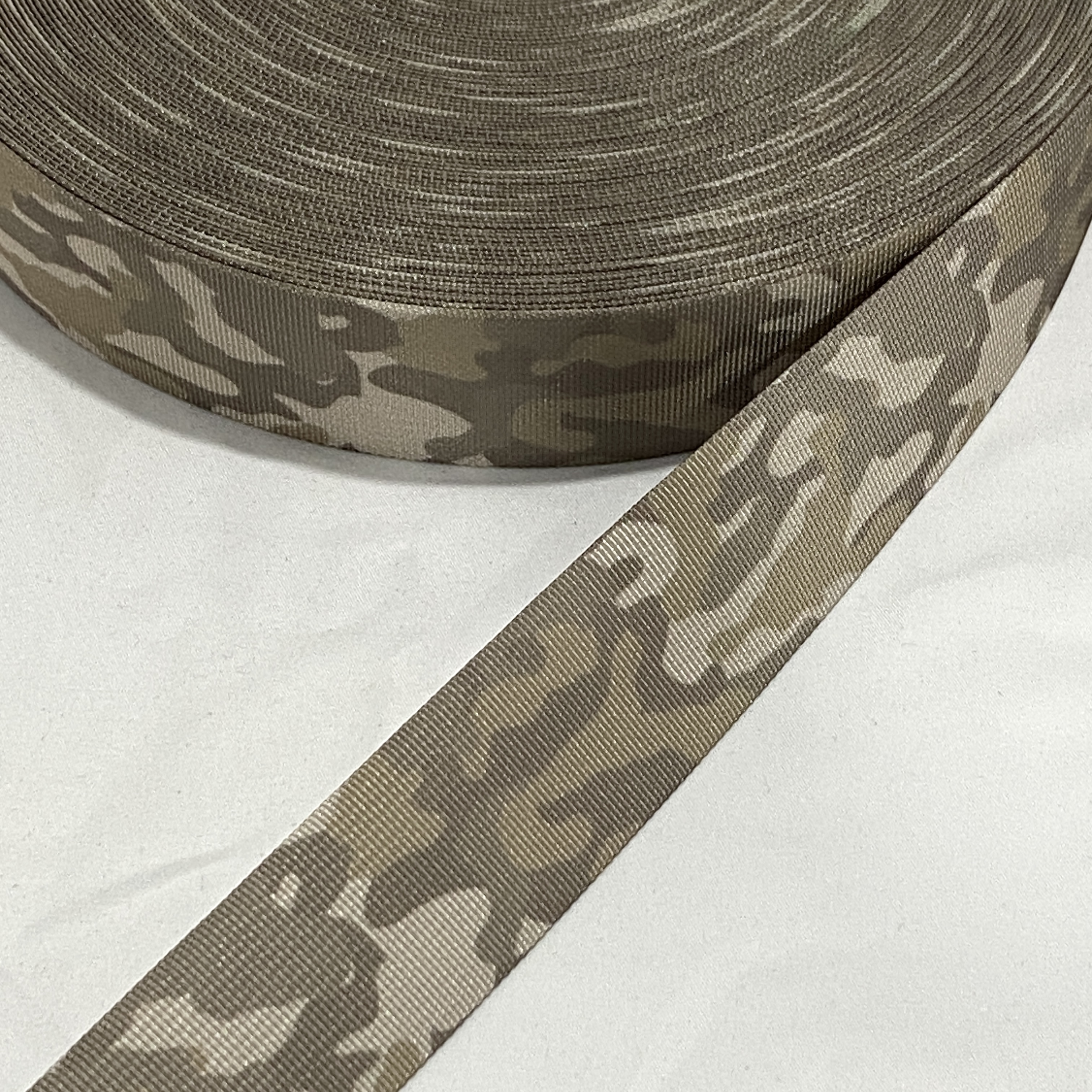 Camouflage Polyester webbing Camouflage Outdoor supplies Backpack belt Tactical clothing