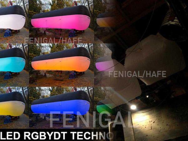 Dia 3m 1000w Rgbw 79200lm Film Lighting Balloon
