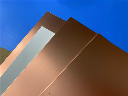 F4BME217 material both laryer 1oz Copper Clad Laminate using in RF antenna microwave app