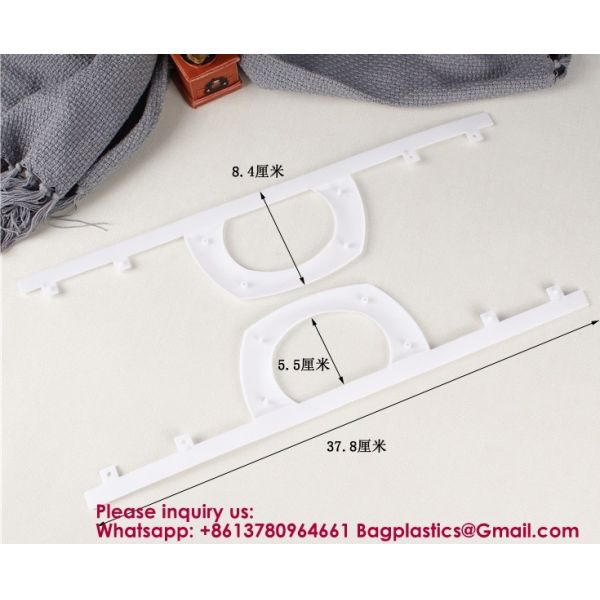 PLASTIC HANDLE PLASTIC HANGER HANDLE BAG HANGER BAG Wholesale Plastic Detachable Bag Handle Packaging Bag Handles Hanger White 13cm 20cm For Packing Gift Storage Bags Accessories