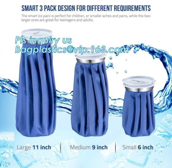 Sports Medicine Ice Bags, Flexible Ice Pack, Easy Seal Ice Cube Bags, Cool Bags & Ice Packs, First Aid Ice Pack, bagease