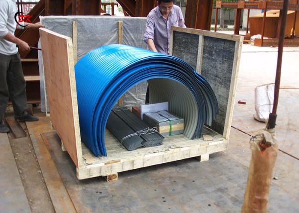 Rubber Conveyor Belt Hood High Strength Galvanization Steel Sheet Covers