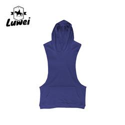 Homens Hollow Treinamento Tank Top Fitness Camisa de baixo sem mangas