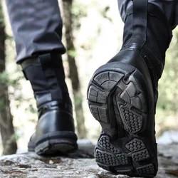 Navy Military Boots With Zipper Lightweight Desert Shoes Waterproof Breathable Thin