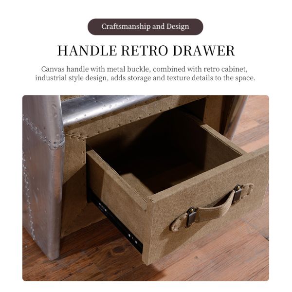 Nidea #8007 Handmade Aluminum Rivets Cover Aviator Vintage Industrial Customized Color Durable Multifunction Bookcase Home Office Hotel