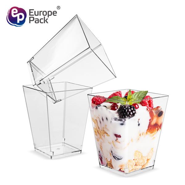 New 2019 icecream juice plastic transparent disposable slush cup for sale