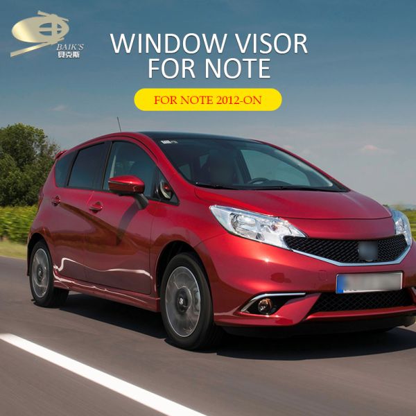 Window Visor Wind Weather Shield Deflectors For Nissan Note 2012