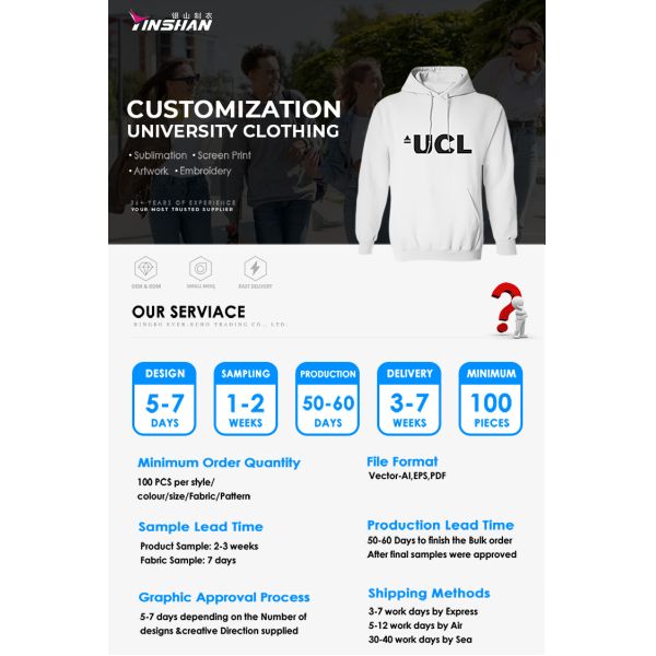 Университетская футболка с индивидуальным логотипом и цифровой печатью