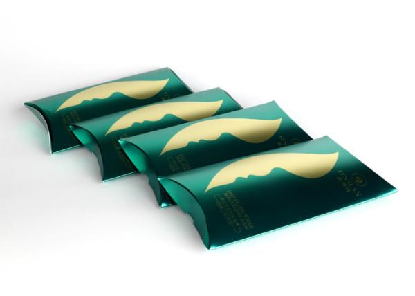 Printed Paper Pillow Box Personalized Colorful Packages For Christmas Gift