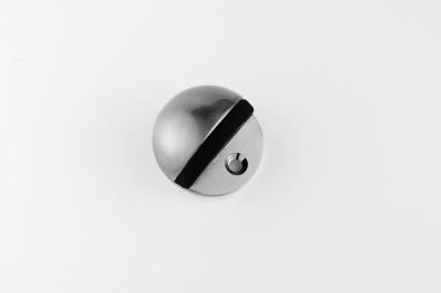 Parede de porta montada no chão do quarto Satin Nickel Incluindo parafusos de moem