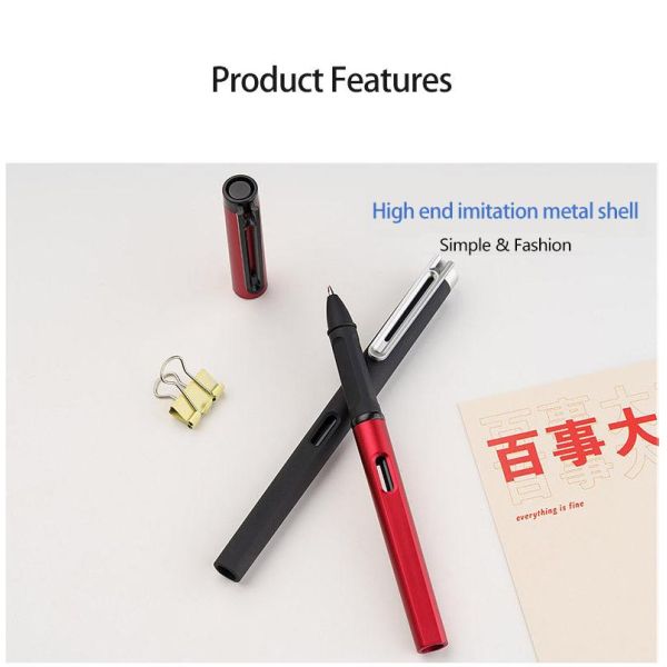 Multi Color Plastic Creative Gel Ink Pen Metallic Painting Advertising Signature Pen