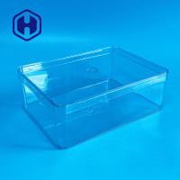 1180ml Boîte d'emballage jetable en PET Boîtes d'emballage de chocolat en plastique rectangulaire de grande taille