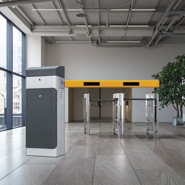 TW902 AC Intelligent Access Control Turnstile Fingerprint/QR/Face/IC/RFID IP44 Protection 2-Way Operation Customizable Yellow