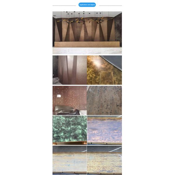 Antique 304 316 Bronze Stainless Steel Sheet Slit Edge JIS 201 1.8mm