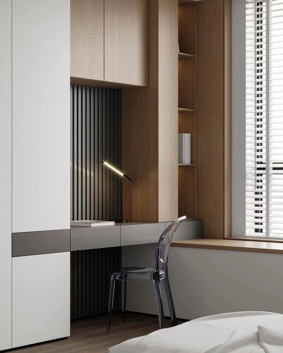 Mobília do quarto do hotel do armário de armazenamento da porta do vestuário um da porta deslizante