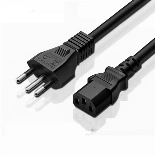 SEV 1011 スイス型 J から IEC C13 電源ケーブル 10A 250V