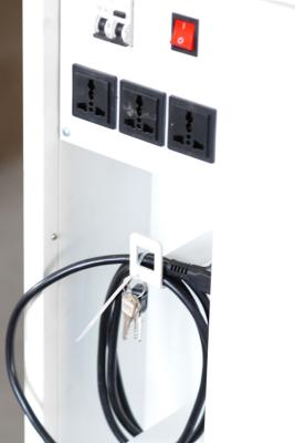 School Laptop Charging Station Cabinet 48 Units Laptop Storage Cabinet Steel Material