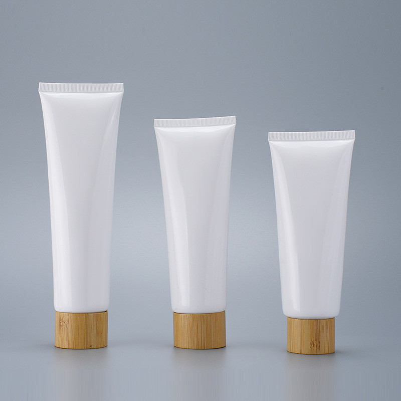 50g60g80g100g120g150g Cosmetic Hose with Bamboo Cover Disposable and Screen Printing