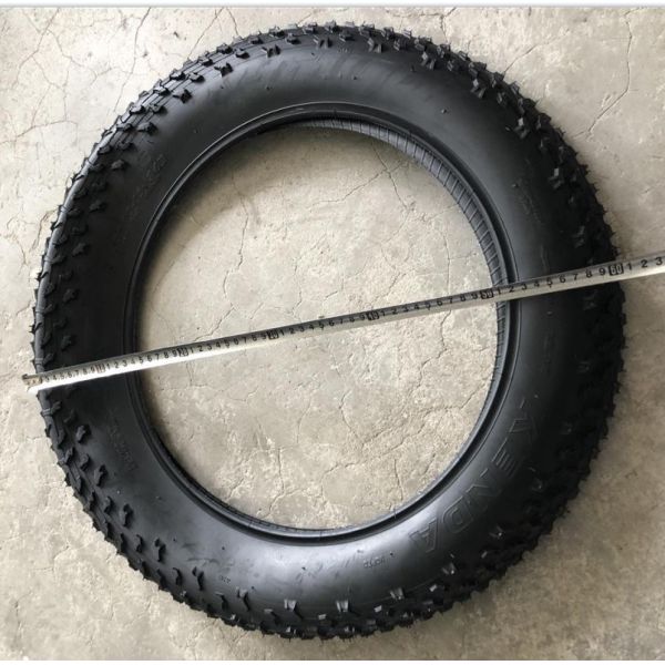 20x4.0 Snow Bike Black Fat Tire Beach Bike Rubber Outer Tires for 12-20inches and 2 kg