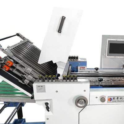 máquinas de dobramento de papel automáticas da largura de 380V 530mm para a brochura