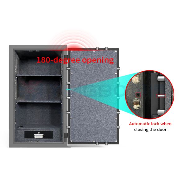 Large Fireproof Safe Box	for Anti-theft Important Documents Such and Money Storage