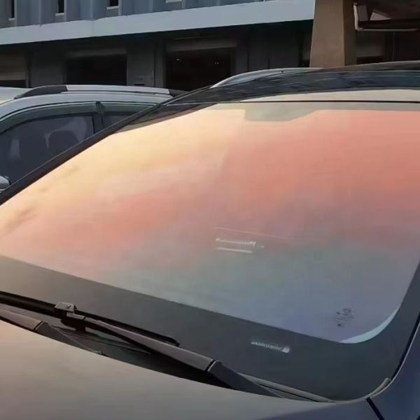VLT85% Sunset Burning Decoration Chameleon Tint Film 1.52x30m Heat Insulation Window Film