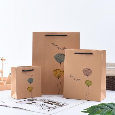 Custom 10x8in Brown Kraft Jewelry Gift Bags with Handle