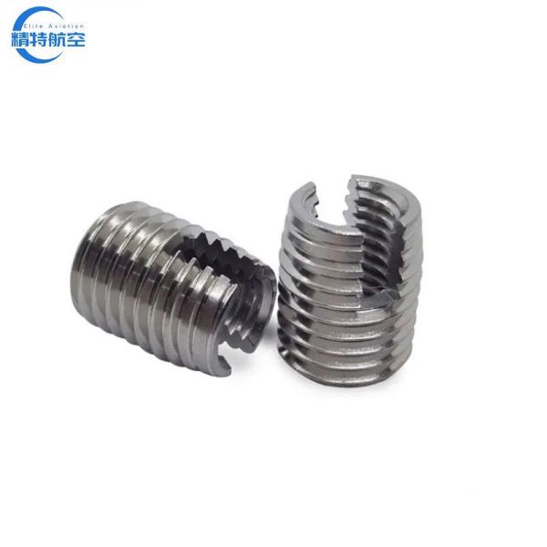 500pcs/bag M2-M10 Zinc Plated Stainless Steel Self Tapping Screw Thread Insert for Repairing Internal Threads