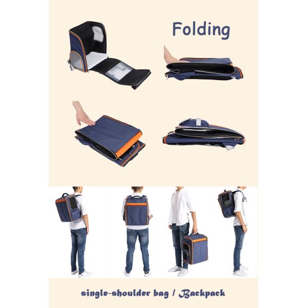 Многофункциональное портативной складной сумки щенка несущей перемещения любимца нейлона расширяемое