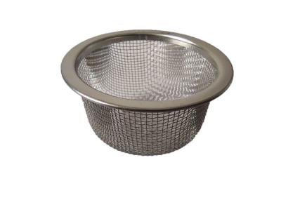 Long Life 10mesh 0.8mm Woven Wire Mesh Filter , Metal Coffee Strainer Silver