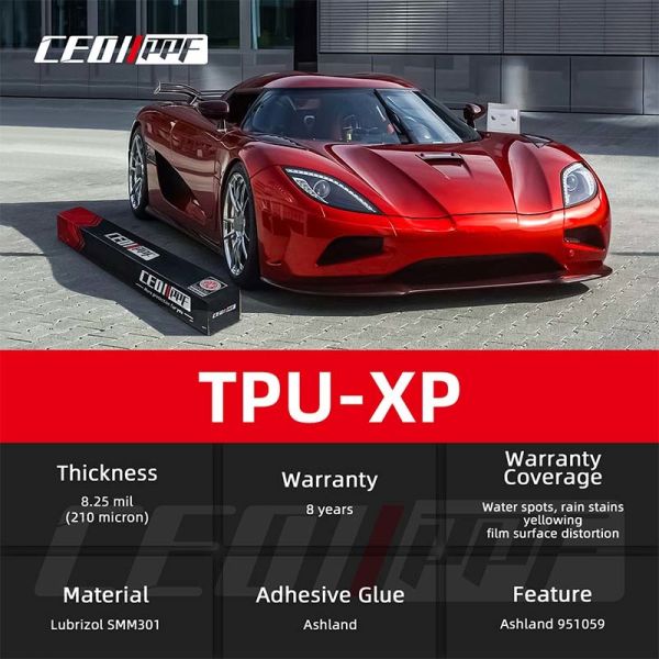 210 Micron TPU XP 8.5mil Auto Paint Protection Film Heat Repairing PPF