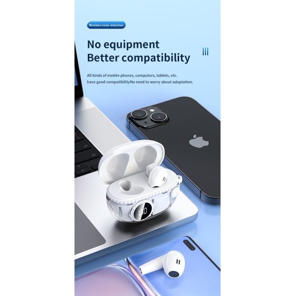 TWS 5.3 Беспроводные наушники Внутриушные наушники с сильным басом