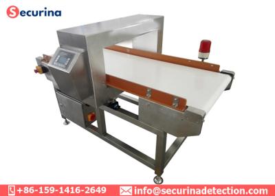 Largura personalizada do transporte de corrente da máquina do detector de metais estilo industrial