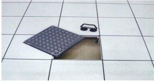 Cold-Rolled Steel Sheet Anti Static Raised Floor 600 x 600 x 35 mm A non-combustible