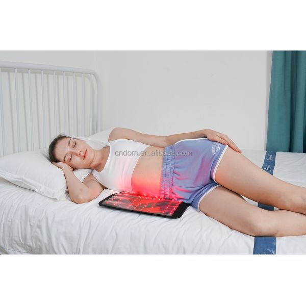 Relieve Pain in the Back with Body Targeted Red Infared Light Therapy Mat 12V 210pcs
