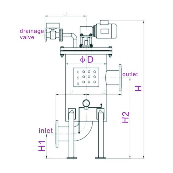8 Bag Industrial Wastewater Treatment Equipment for Large-Scale Filtration