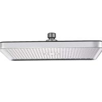 ABS Plastic Square Bathroom Wash Shower Head With And Chrome Top Onsite Installation