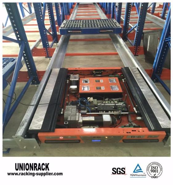 Load 2000KG Shuttle Radio Racking Q235 Steel Warehouse Shuttle System