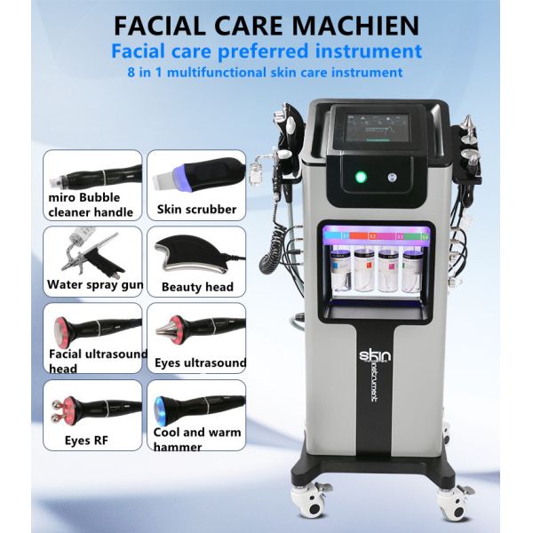 Multifunction Vertical Oxygen Therapy Facial Jet Peel Machine Hydro Dermabrasion Beauty Equipment