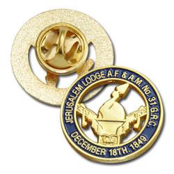 Chaplain Badge Metal Lapel Pins Masonic Lions Birthday Souvenir Pin