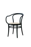 Anchura de Ash Wishbone Chair los 54cm de madera de haya negra de Seat de la rota