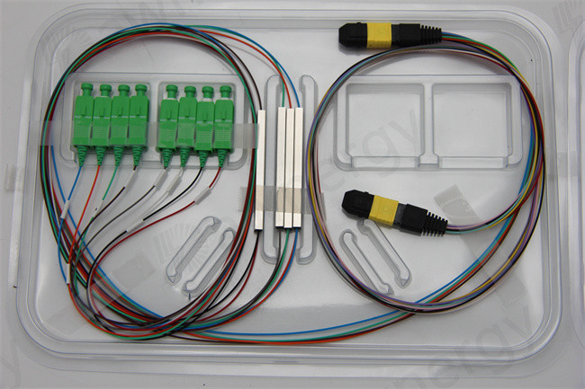Splitter PLC MPO, splitter gpon Splitter оптического волокна MPO оптически